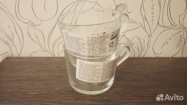 4 кружки чашки IKEA +365 есть в наличии