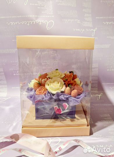 Сладкий букет из конфет