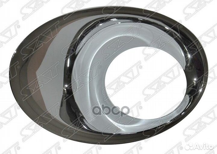 Окантовка птф renault megane III 12-14 LH хром