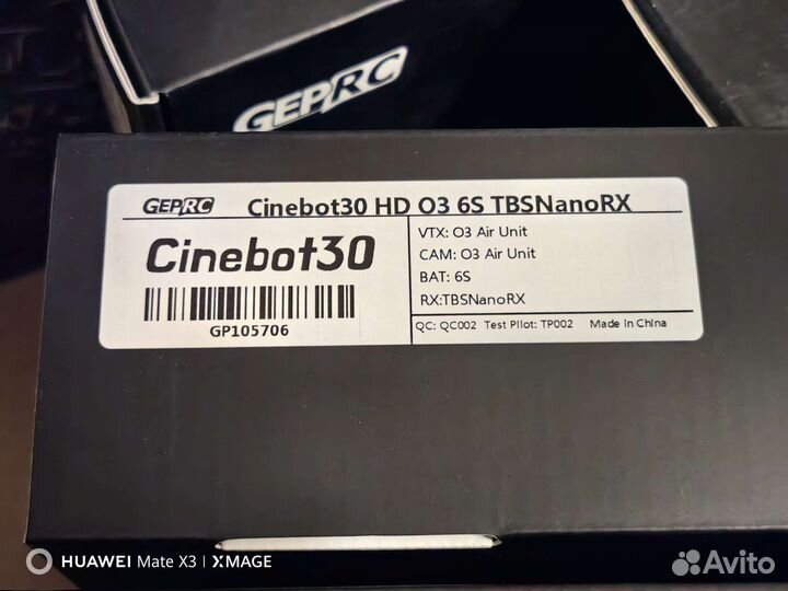 В наличии Geprc cinebot30 hd o3 TBS/pnp/elrs