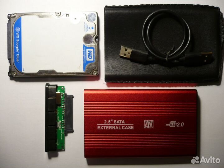 Жесткий диск HDD внешний, переносной, 320 Гб