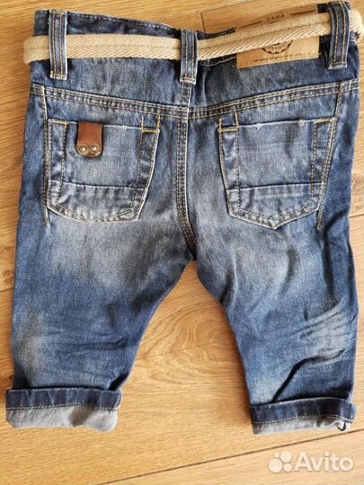Джинсы и рубашка Zara kids (68 р-р)