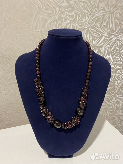 Бусы гранат