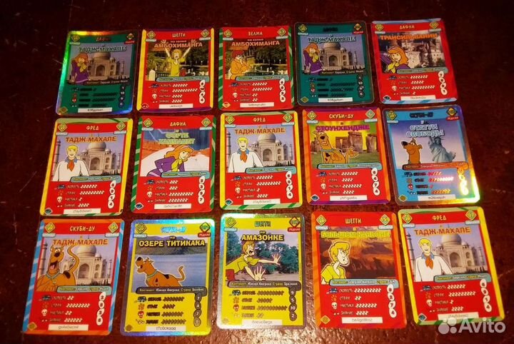 Карточки скуби ду великие тайны мира