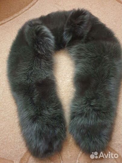 Меховой воротник песец