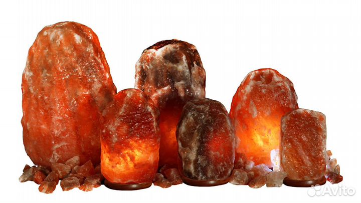 Соляные лампы из Гималайской соли, солевые