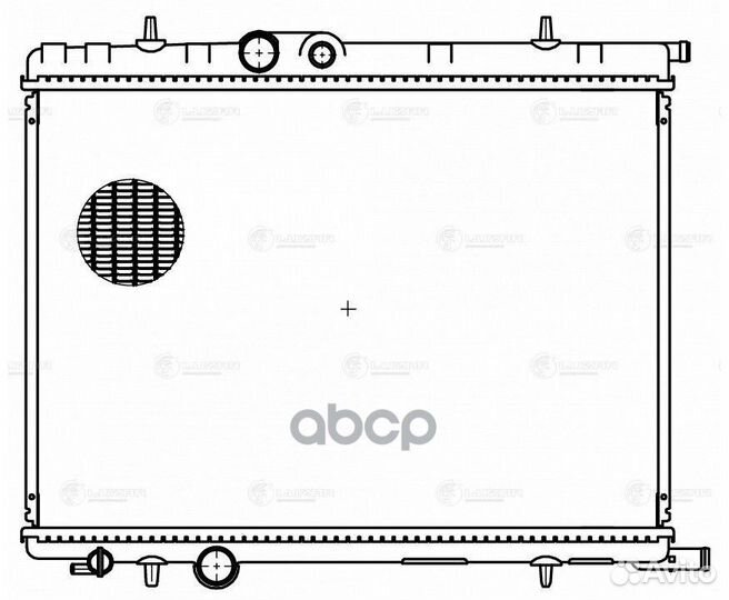 Радиатор охлаждения Peugeot 307/Citroen C4 1.4