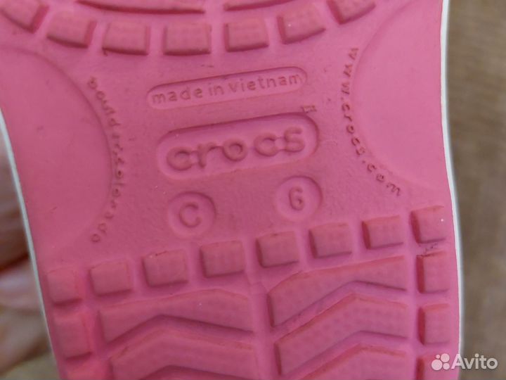 Сандалии для девочки crocs c6