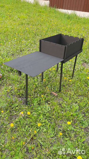 Мангал чемодан (дипломат ) разборный толщиной 3 мм