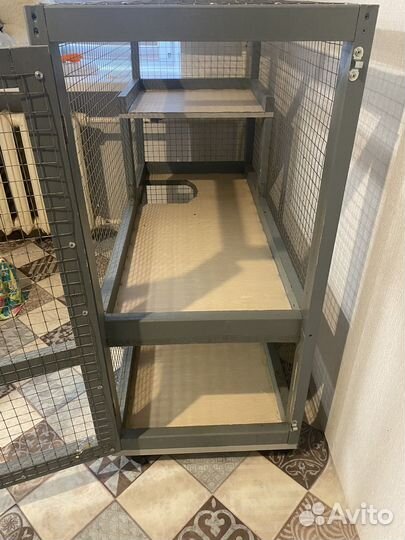 Клетка- вольер большая 3 х этажная