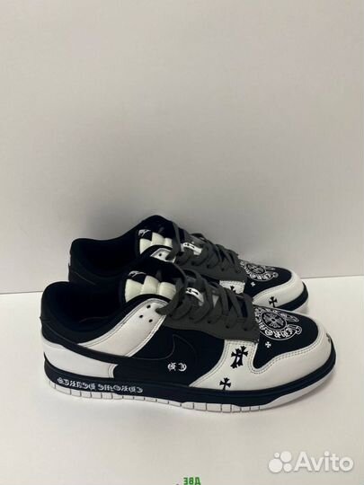 Nike Dunk Low X Chrome Hearts Black