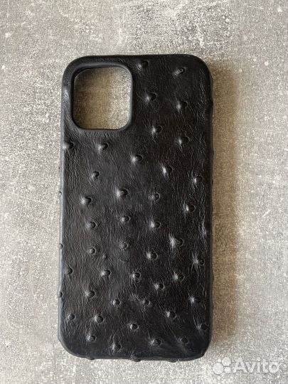 Чехол для Айфон 12 (Страус)