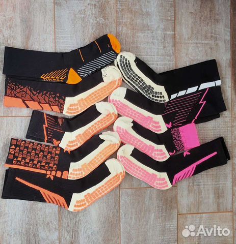 Носки non-slip черные расцветки