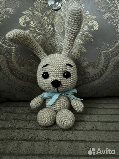 Мягкая игрушка заяц ручная работа