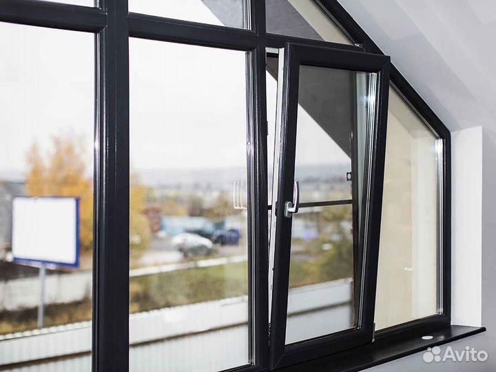 Ремонт окон, стеклопакет Про Плюс RAL42900