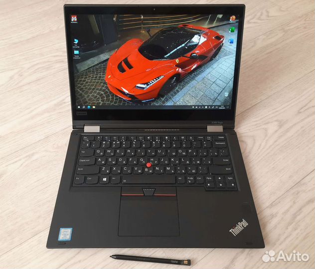 ThinkPad X380 yoga i5-8350 сенсор стилус акб100