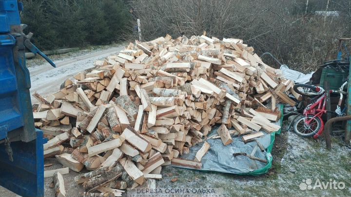 Дрова березовые осиновые ольховые