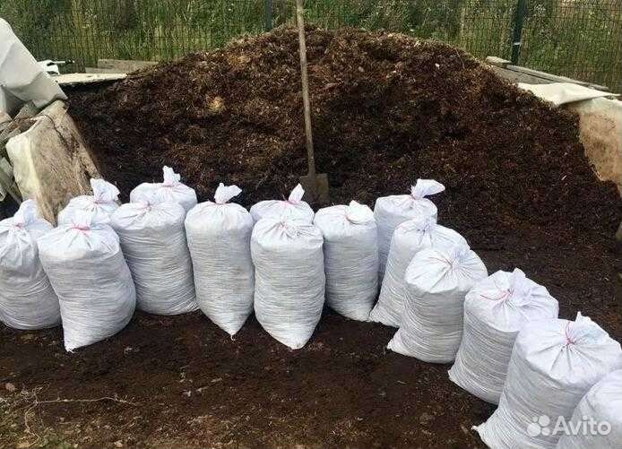 Перегной в мешках