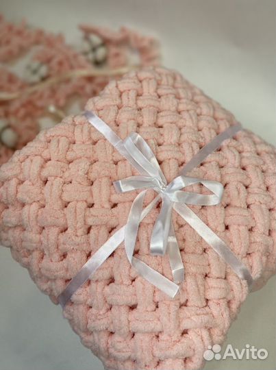 Плед детский плюшевый