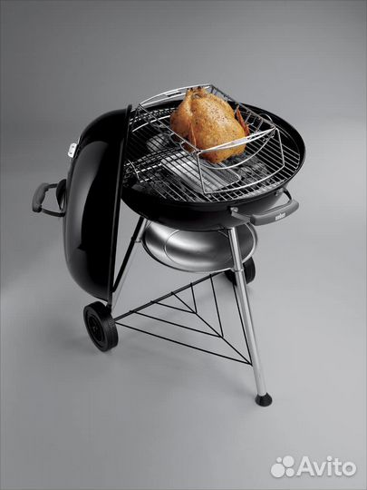 Угольный гриль Weber Compact Kettle 57 см черный