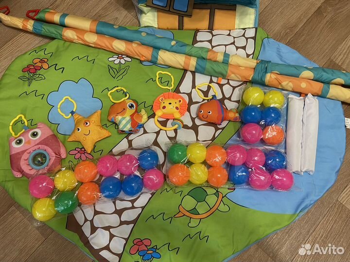 Развивающий коврик для новорожденных