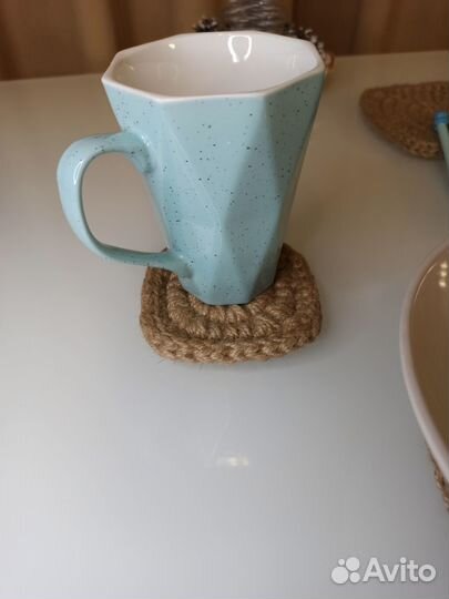 Подставка из джута. Набор