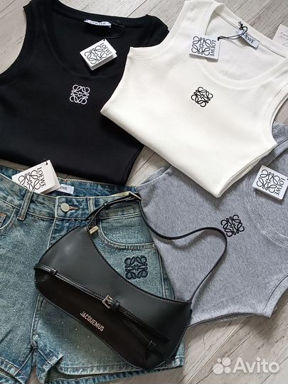 Майка топ Loewe Премиум 3 цвета S M L XL