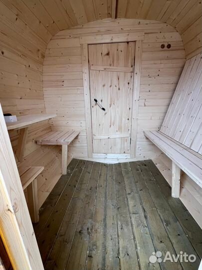 Окта баня-бочка, 4,5 метра