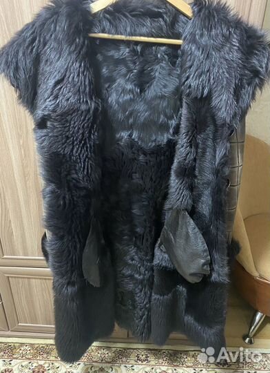 Дубленка натуральная женская 42 44