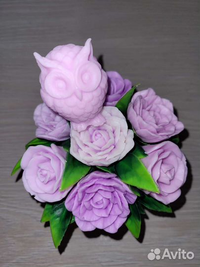 Букет цветов из мыла. Мыло ручной работы