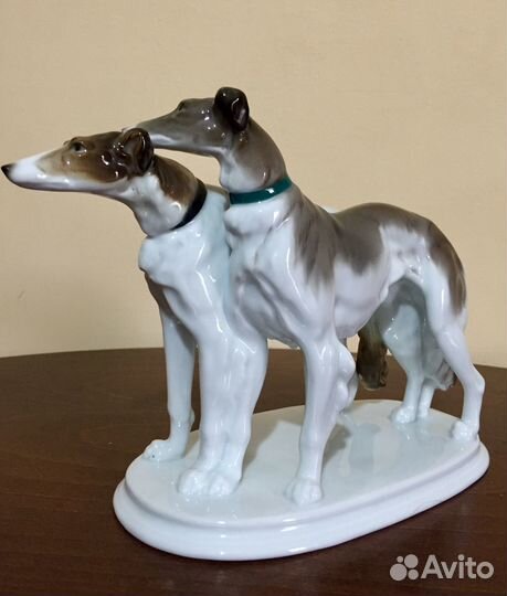 Пара борзых.Karl Ens, Германия