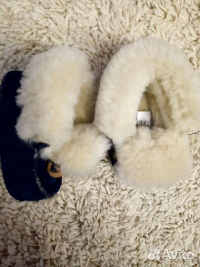 Меховые пинетки