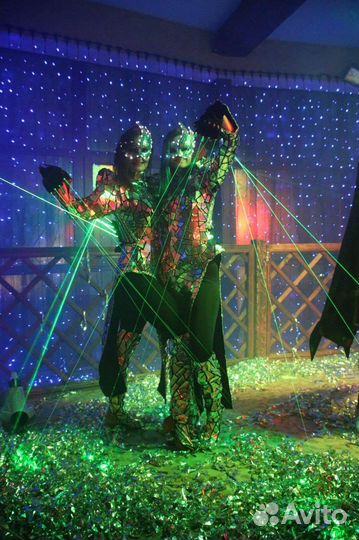 Световое шоу. Огненное шоу на выпускной, свадьбу