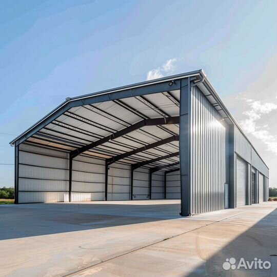 Арочный Ангар тип Б 18 на 30 Строительство только от 1200 квадратных метров