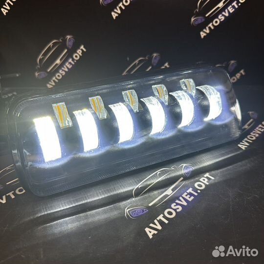 Надфарники на ниву led 11 линз