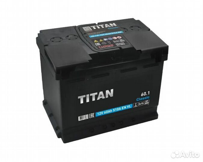 Аккумуляторы titan classic