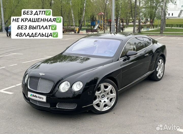 Bentley Continental GT 6.0 AT, 2005, 155 000 км