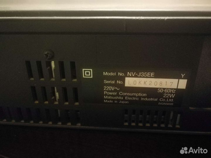 Видеомагнитофон panasonic NV-J35EE