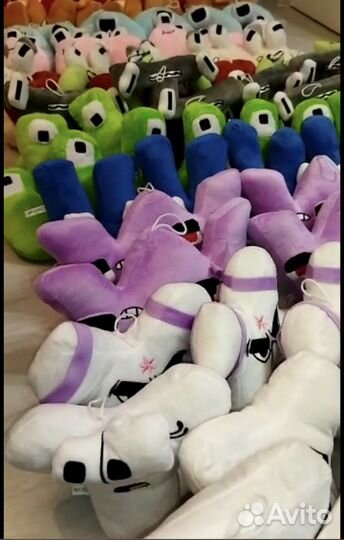 Мягкие игрушки, буквы Алфавит Лор