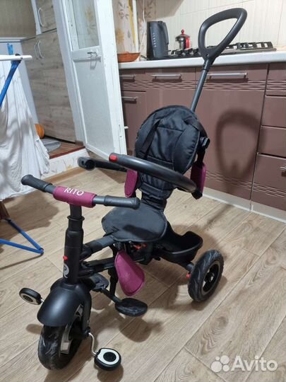 Детский трехколесный велосипед складной