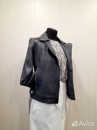 Куртка новая Снежная королева натуральная кожа