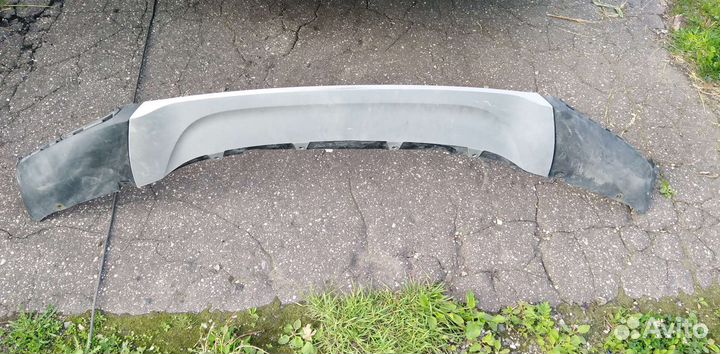 BMW X6 f16 юбка бампера переднего