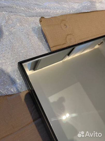 Зеркало 60х230 в черной металлической раме