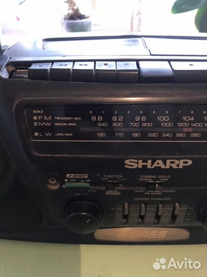 Магнитофон sharp