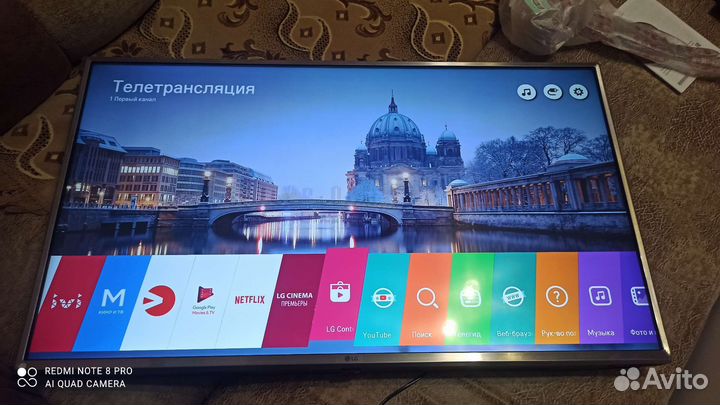 4к телевизор LG 43