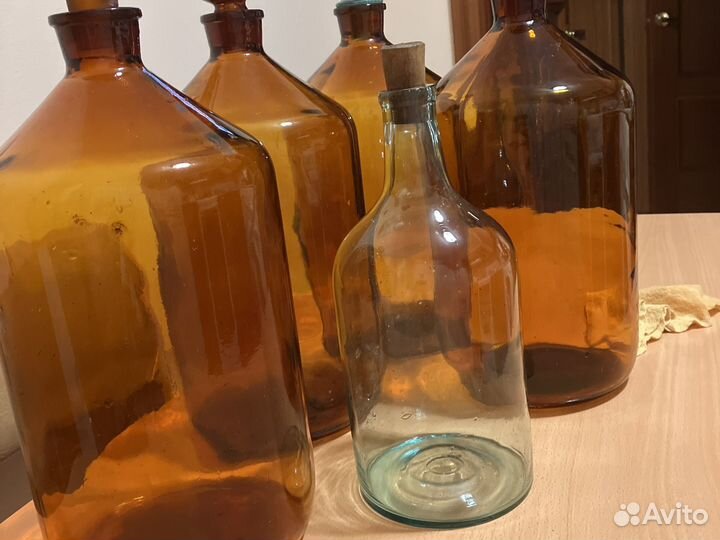 Бутыль стеклянная СССР
