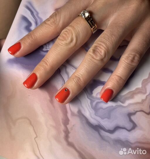 Маникюр наращивание