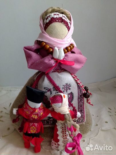 Кукла оберег материнское благословение на свадьбу
