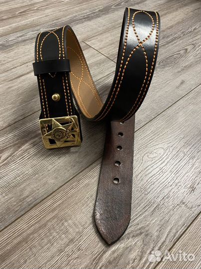 Ремень с пряжкой Адмирала ссср(Ручной работы)