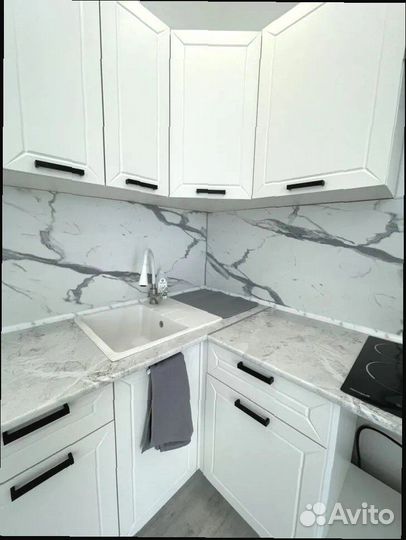 Кухонный гарнитур белый модульный новый